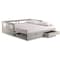 Alaterre Furniture Melody Twin to King Extendable Day Bed with Storage, Dove Gray AJME1080 - alternate 7